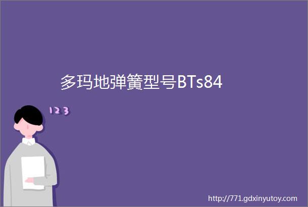 多玛地弹簧型号BTs84